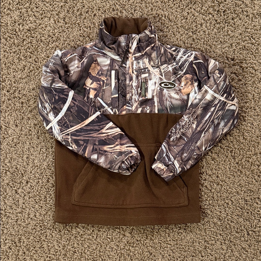 Drake Kids Camouflage Puffer Jacket